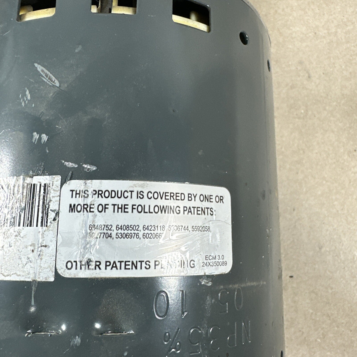 5SME39SXL3008A HD52RE122 ECM 3.0  Carrier Furnace OEM blower motor. (C68)