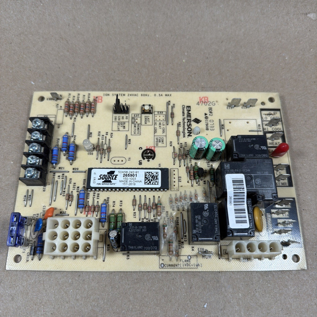 🔥 YORK Coleman 265901 Furnace Control Circuit Board 50A56-242-91 SOURCE 1
