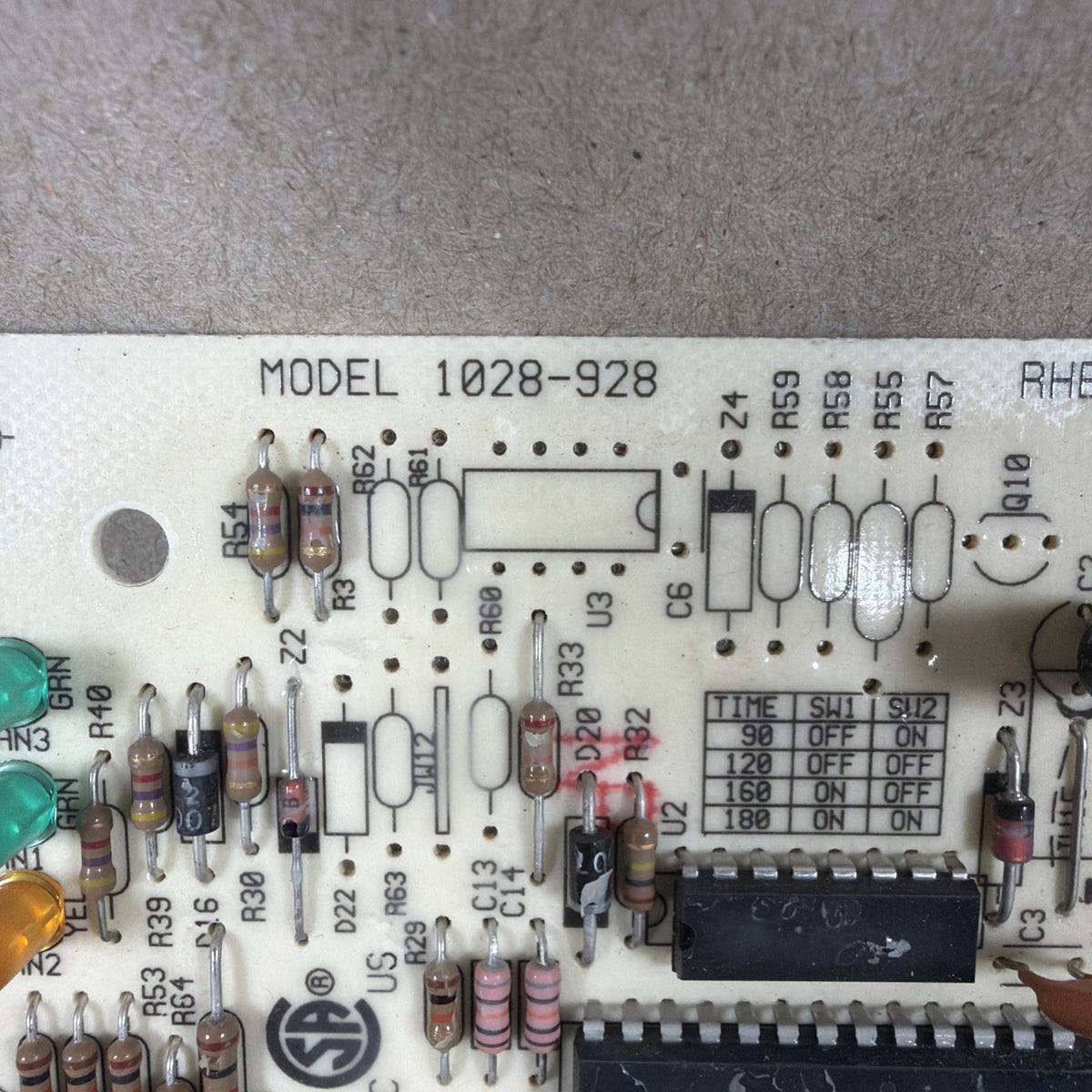 TESTED✅  RHEEM RUDD 1028-83-928C FURNACE CIRCUIT BOARD 62-24140-02 1028-928