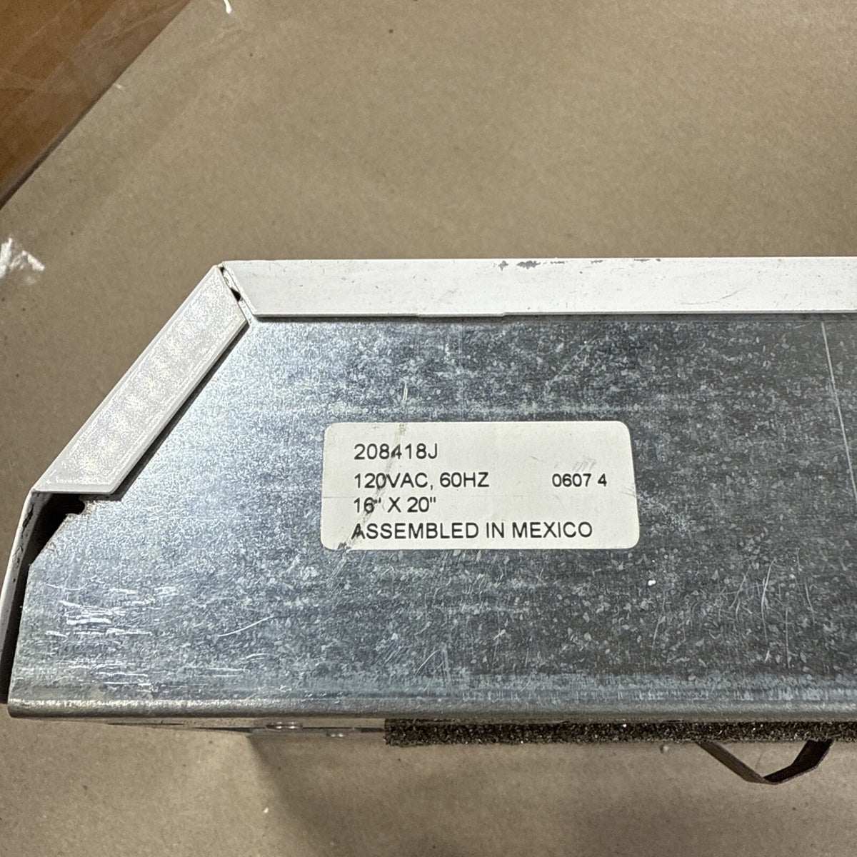 TESTED!!  Honeywell   Power Box 16x20 208418J  120V.