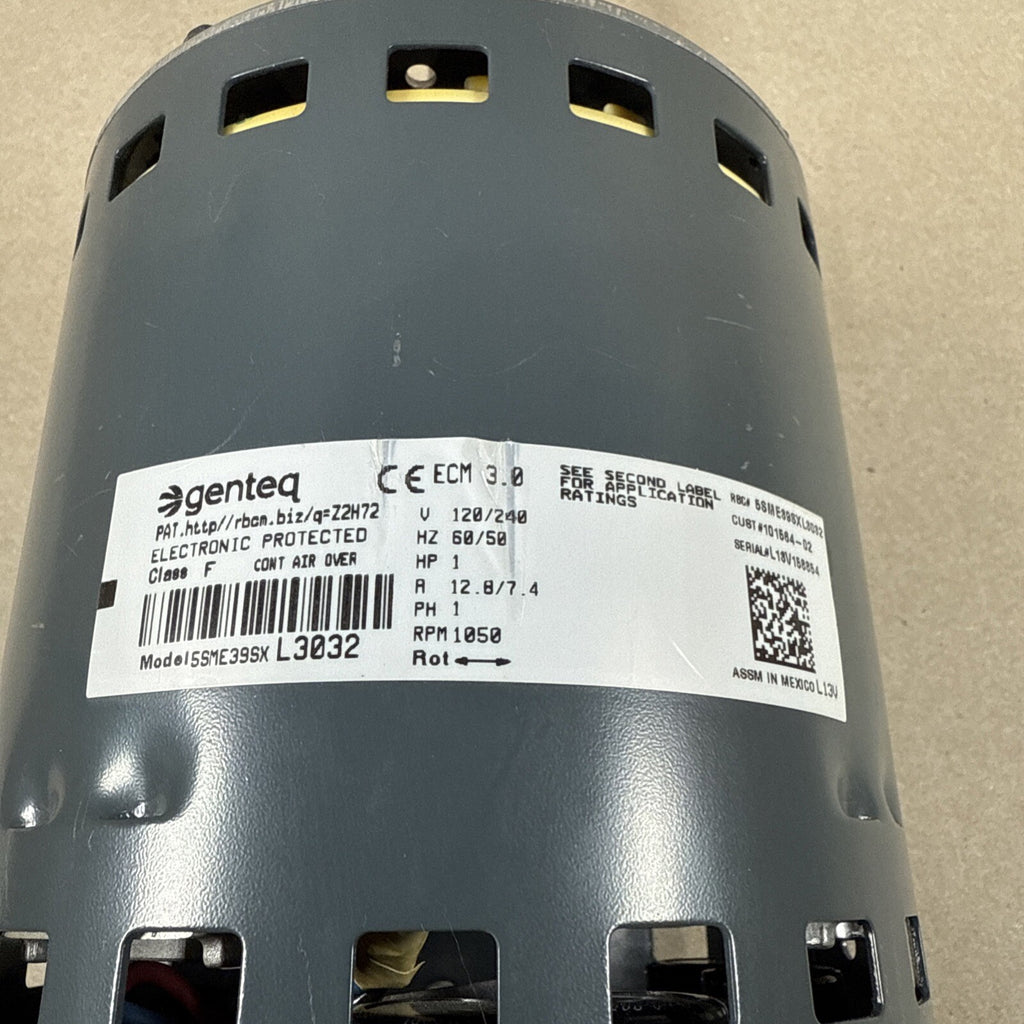 TESTED Genteq ECM 3.0 Blower Motor 5SME39SXL3032 1HP 101564-02 GC07 (MT2)