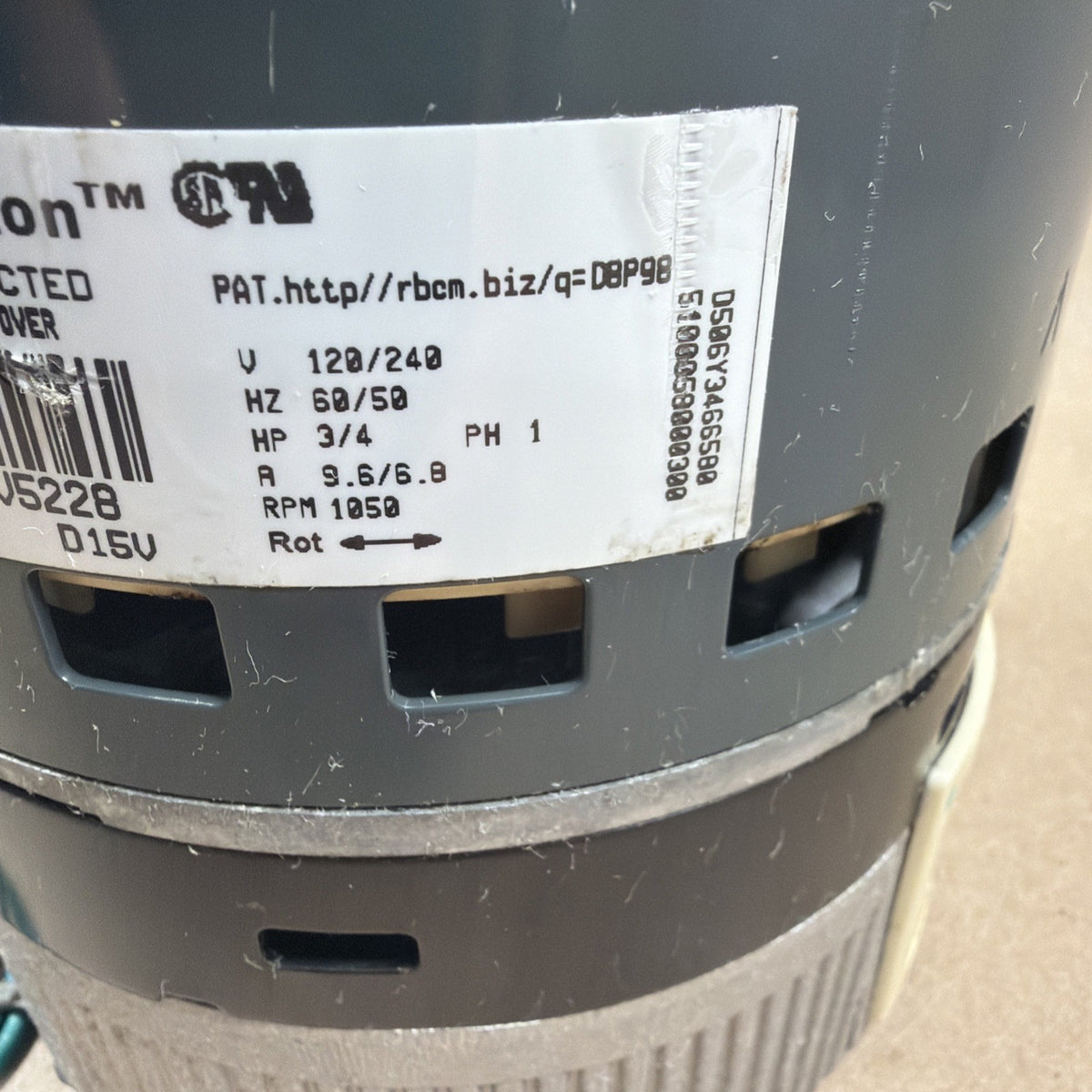TESTED🔥 Genteq Eon HD02 Module 3/4HP 208/240V  5SDA39RLV5228 CCW D344733P20