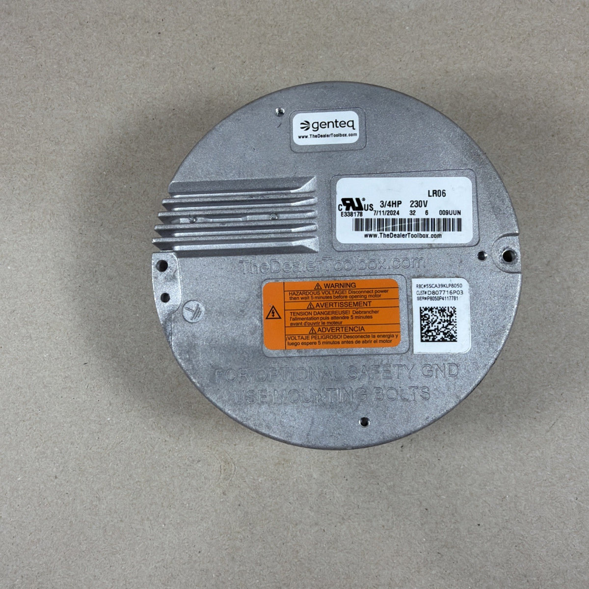 TESTED🔥 Genteq Ensite Air LR06 Module 3/4 HP 230VAC CCW LE rotation 2024 (A18)