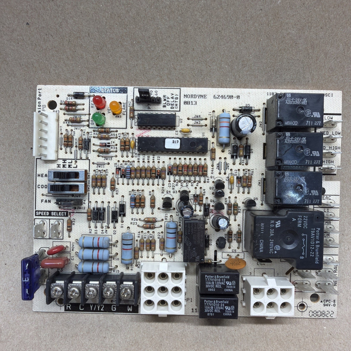 TESTED✅  1182-83-2003A NORDYNE 624742 Furnace Control Circuit Board 1182-200