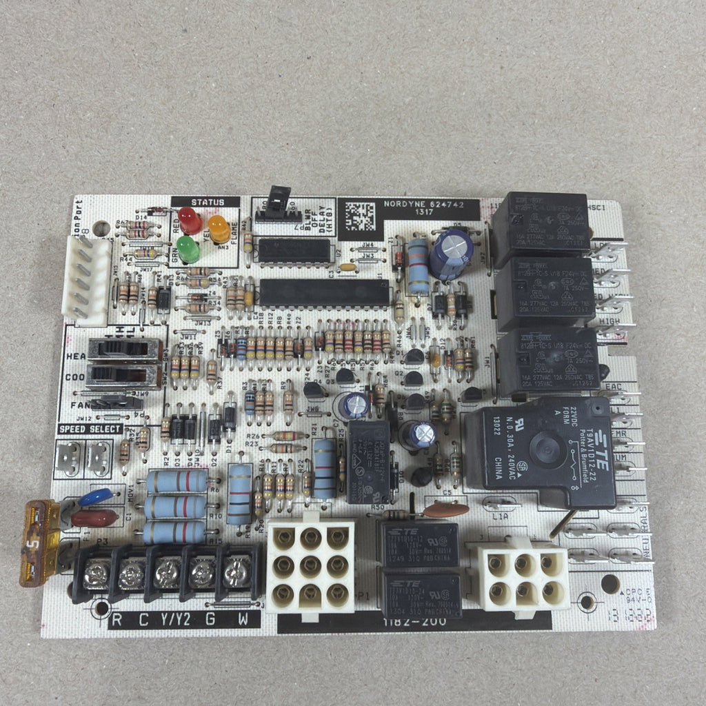 TESTED✅  1182-83-2003A NORDYNE 624742 Furnace Control Circuit Board 1182-200