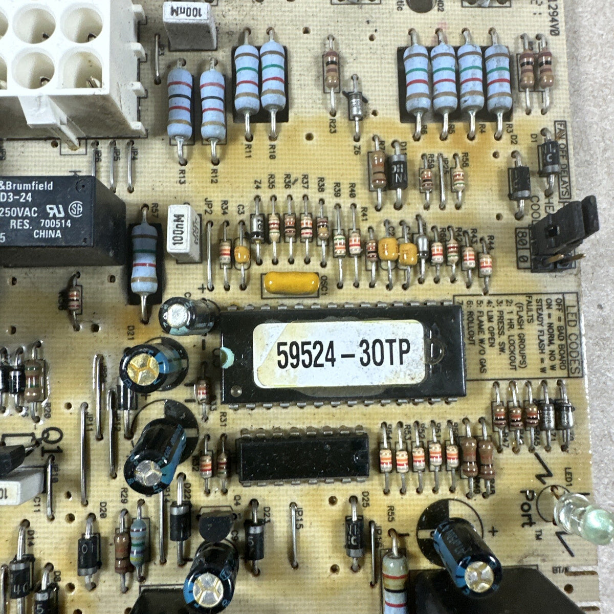 CNT03458 / 59612-1  / X13650875010   Control Circuit Board HVAC.  59524-3 (N47)