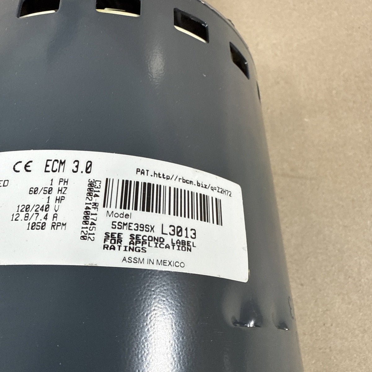 NEW! OEM Lennox Armstrong 73W03 Genteq 1 HP ECM Blower Motor 5SME39SXL3013 (G1)
