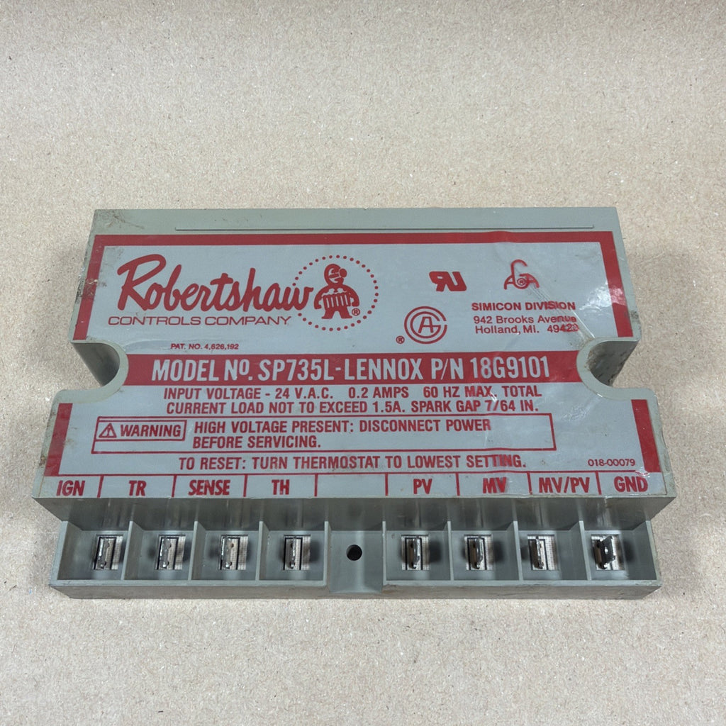 ✅ Robertshaw LENNOX 18G9101 Igniter Control Board Ignition Module SP735L