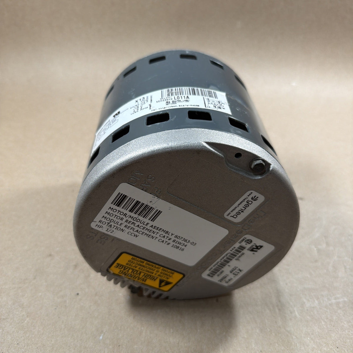 TESTED🔥 Genteq X13 FM15 5SME39HXL011A Blower Motor 437650 1/2HP 115V CCWLE