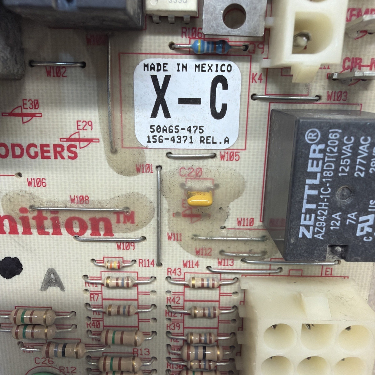 TESTED🔥 White Rodgers D341396P01 Furnace Control Circuit Board 50A65-475-07