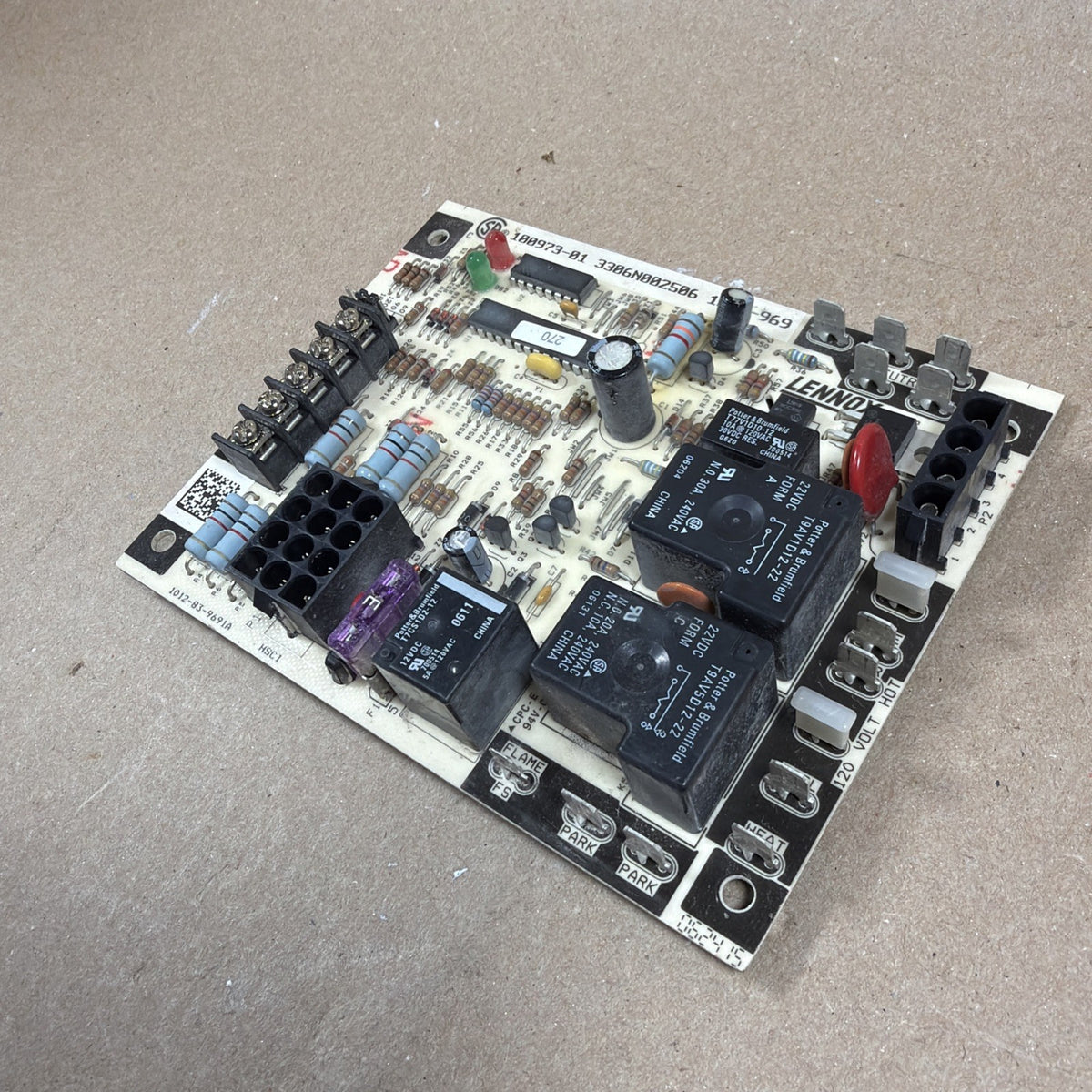 🔥 Furnace Control Circuit Board 1012-83-969 100973-01 Lennox.  1012-83-9691A