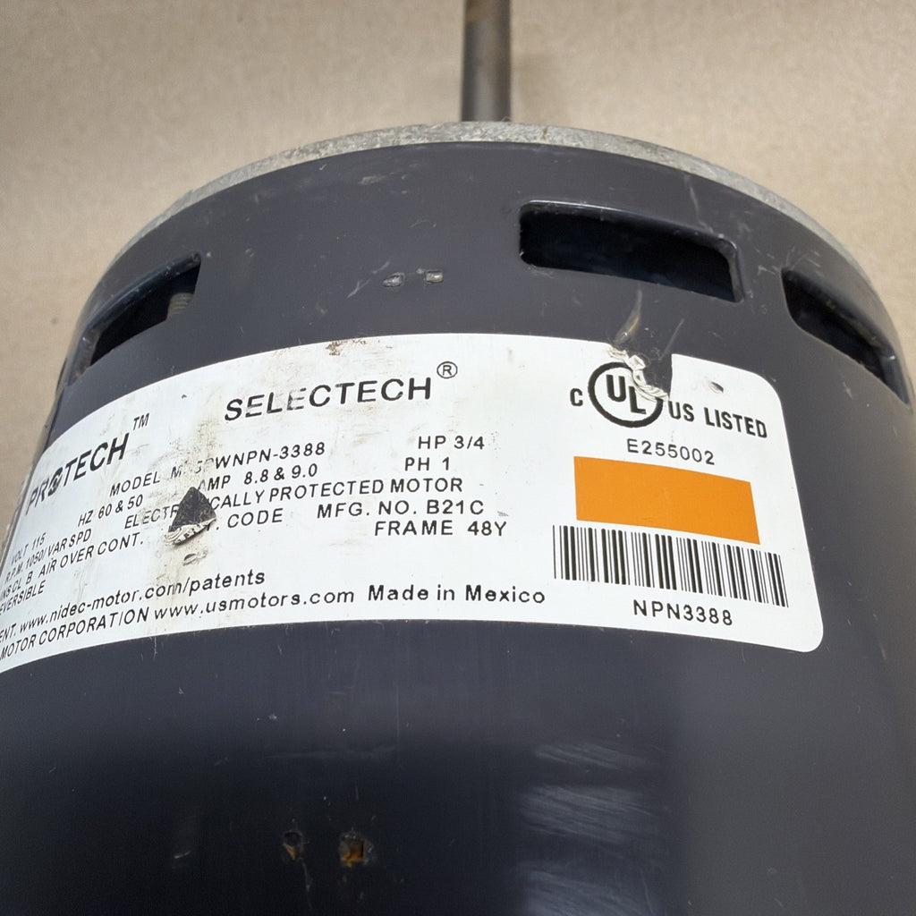 TESTED✅ Protech M55PWNPN-3388 Programmable Motor 51-106542-16  115V CCW