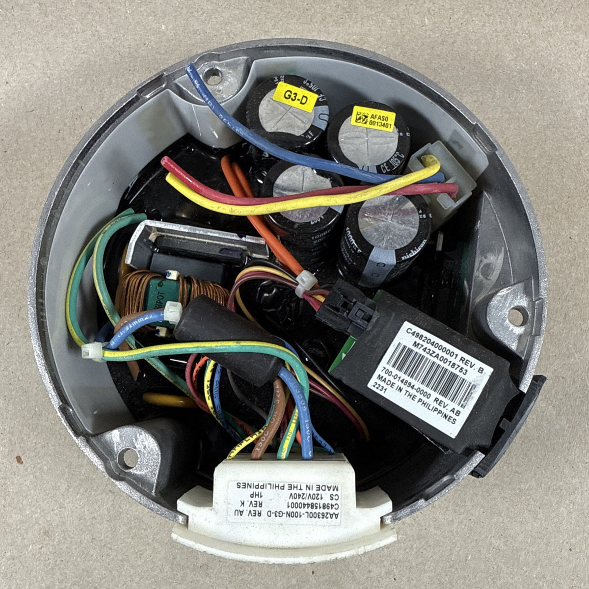 US MOTORS 1 HP ECM Module  AA26300L-100N-G3-D C498158440001  M630ZA0014868 (85)