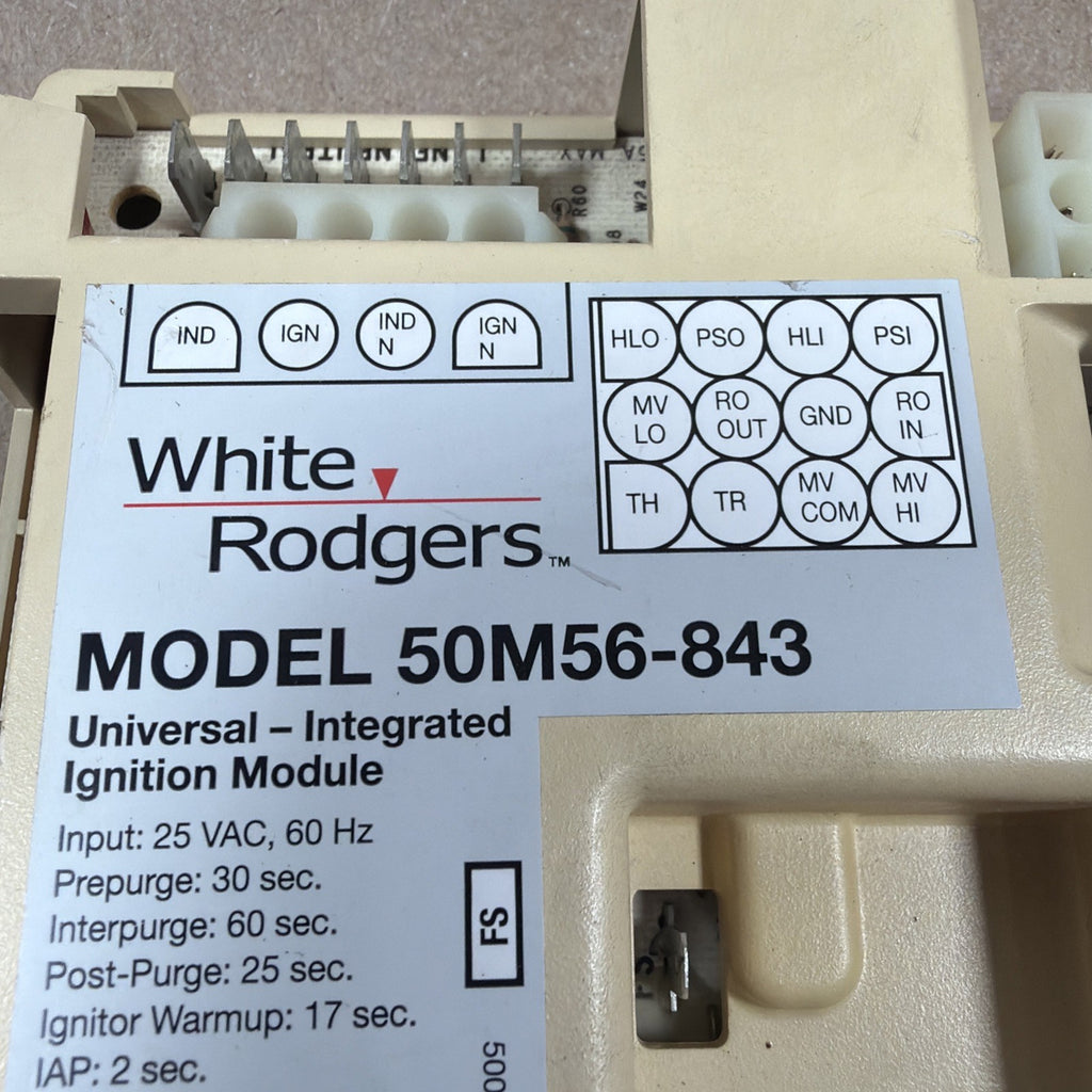 White Rodgers 50M56-843 Single Stage Integrated Furnace Control Circuit Board