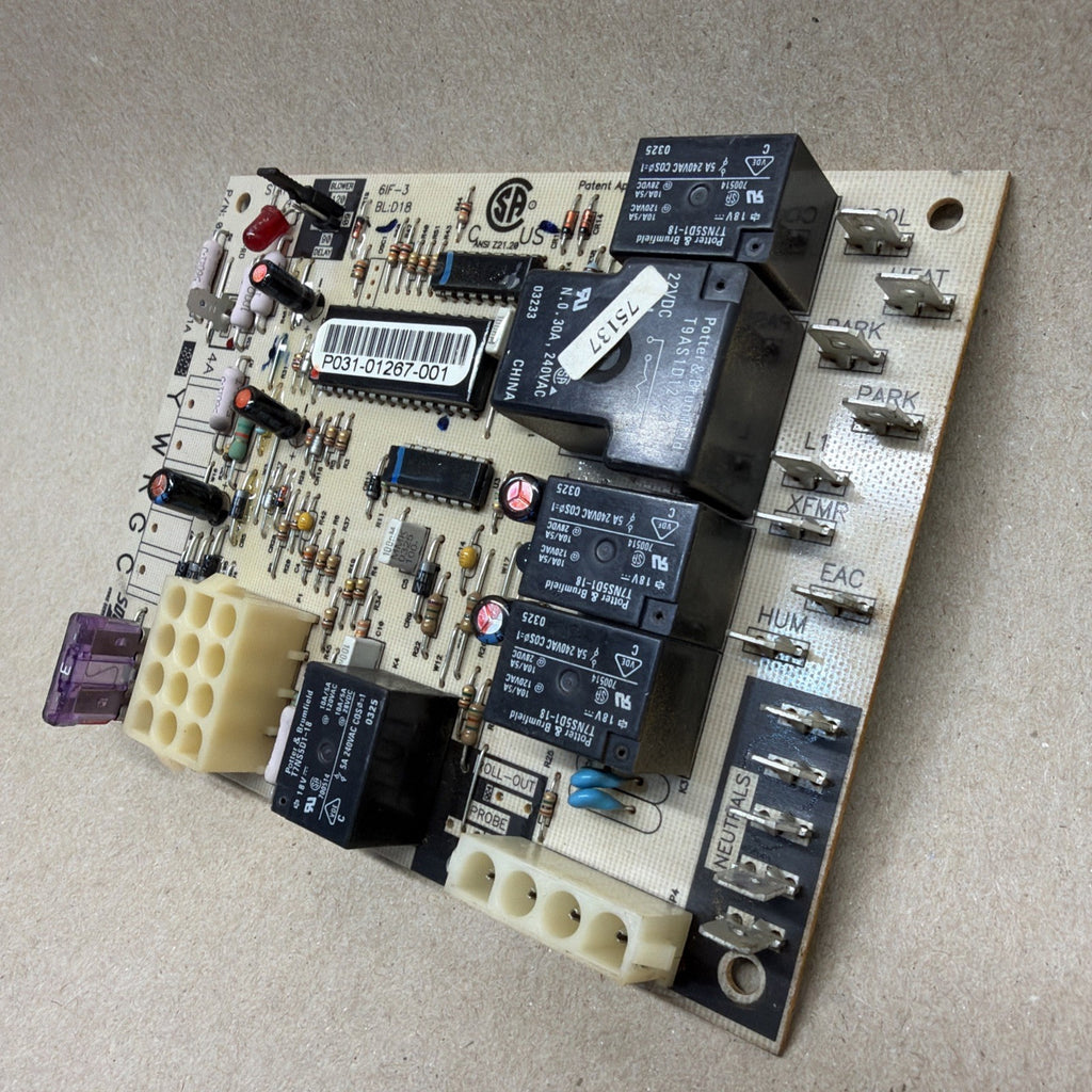 🔥 York Coleman P031-01267-001 Furnace Circuit Board SOURCE1 031-01267-001A