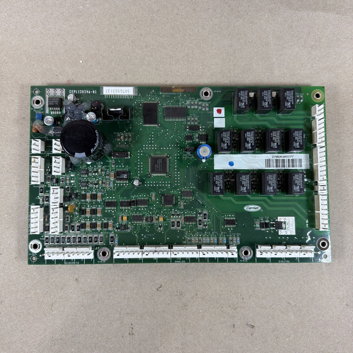 TESTED🔥 Carrier 50ZZ401127 Control Board  CEPL130346-01. CEBD430346-07B