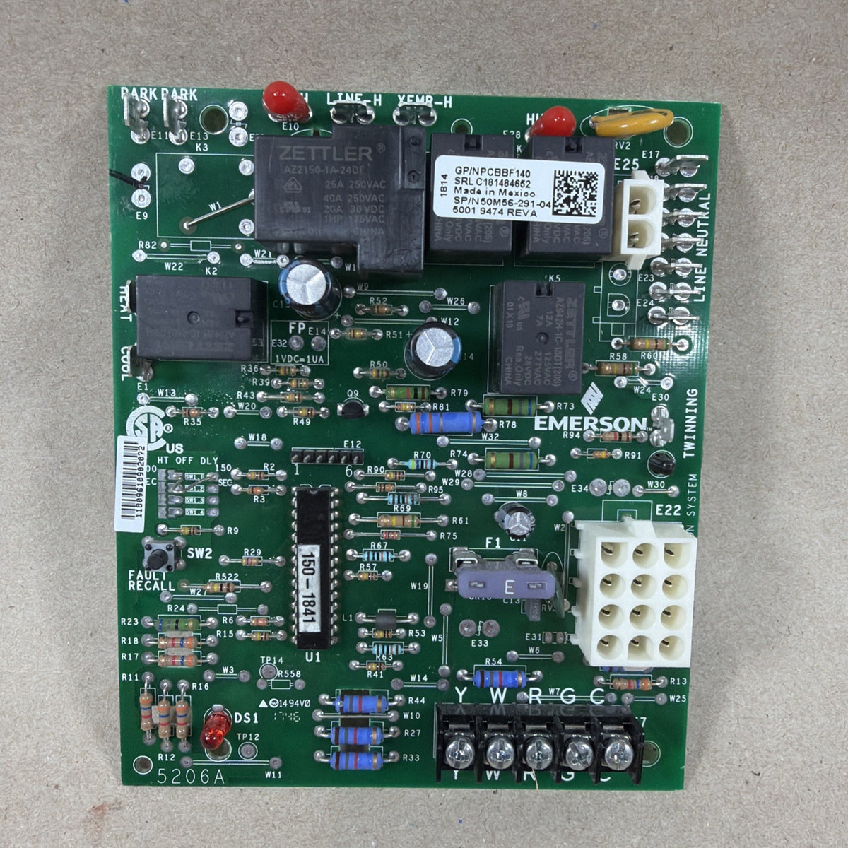 TESTED🔥 Emerson 50M56-290-01  Furnace Control Circuit Board PCBBF162F