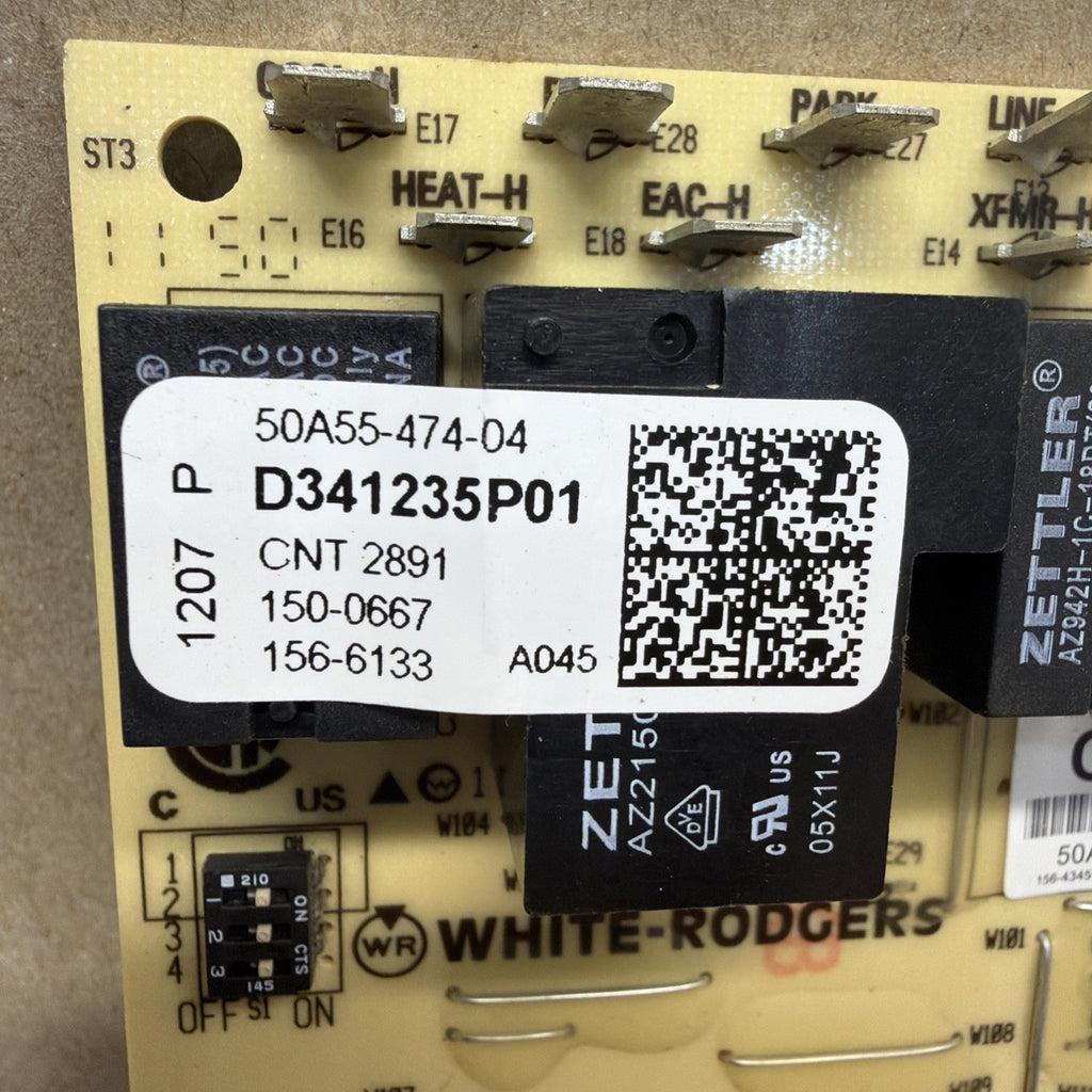 TESTED✅. Furnace Control Circuit Board 50A55-474-04 D341235P01 White-Rodgers
