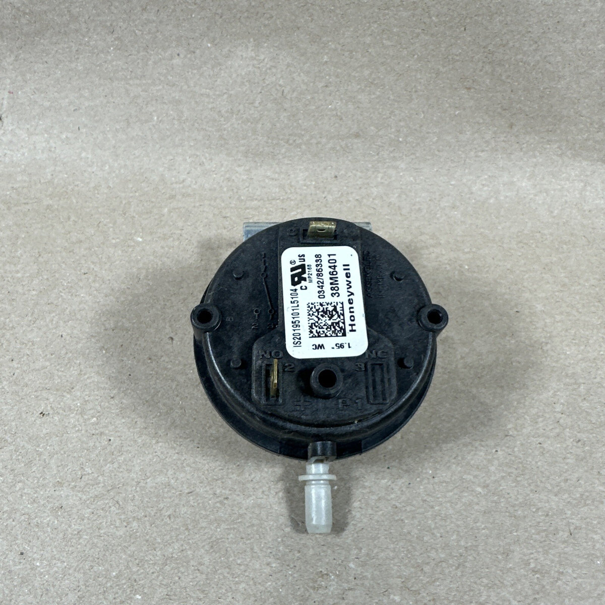 Honeywell 38M6401 Furnace Air Pressure Switch IS20195101L5104 (Bin B)