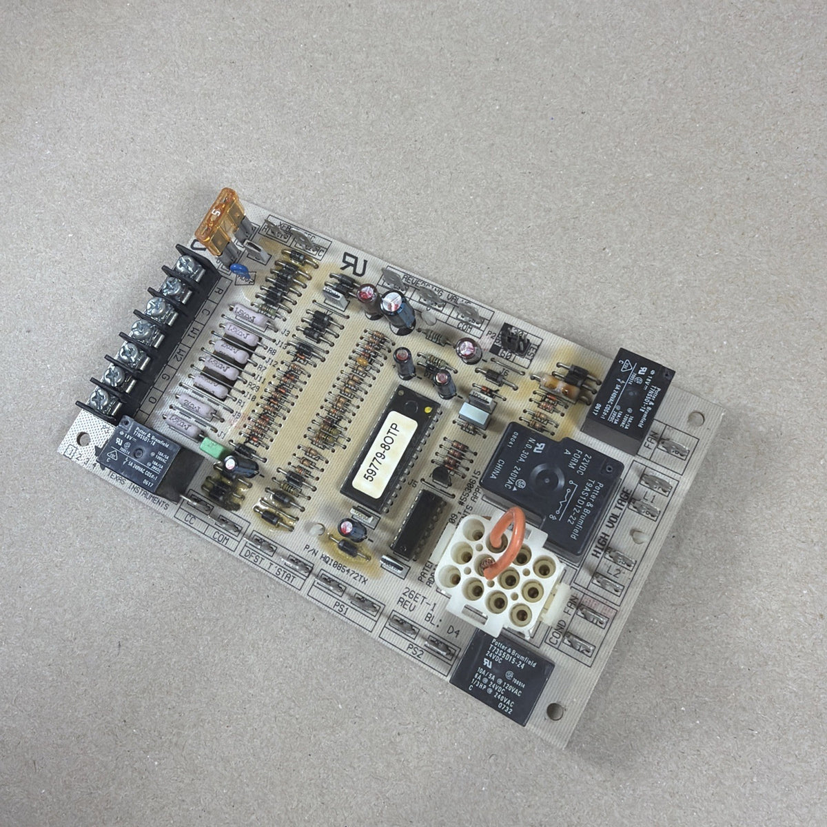 TESTED🔥 York Luxaire Coleman HQ1085472TX Furnace Control Board 59779-8OTP BBC