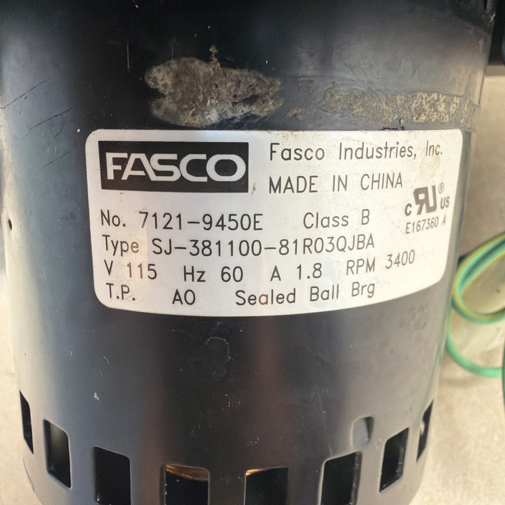 TESTED✅ Fasco 7021-11634 |. 7121-9450E  Draft Inducer Assembly 81M1601