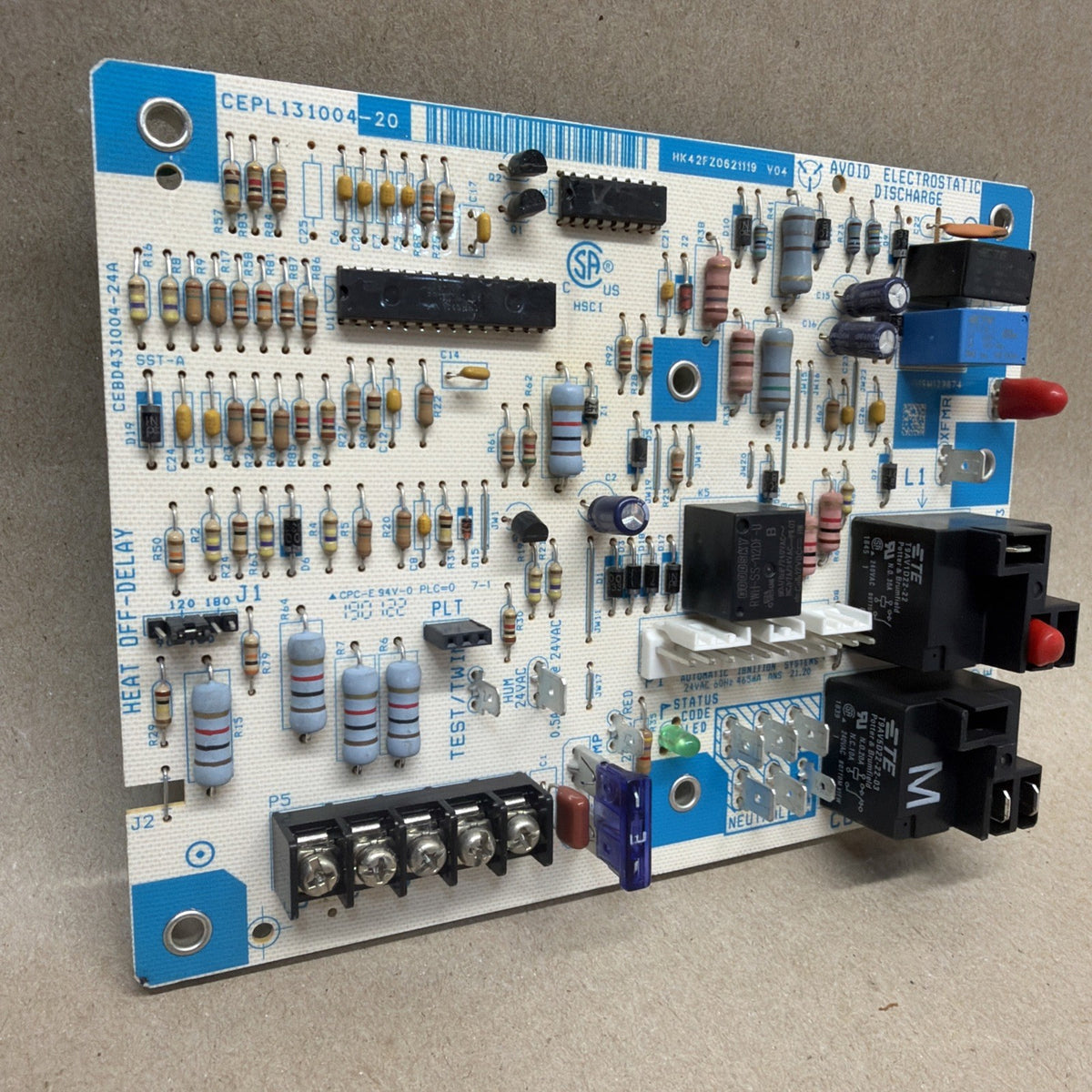 TESTED🔥 Carrier CEBD431004 24A Furnace Control Board CEPL131004 20 HK42FZ062
