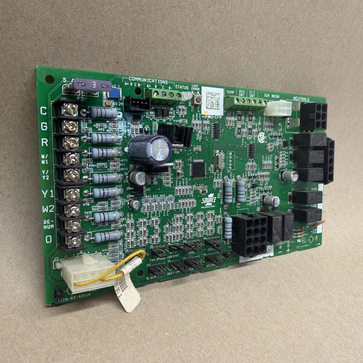 TESTED✅ Source 1 1170-83-4001A 992600 1170-400 Furnace Circuit Control Board