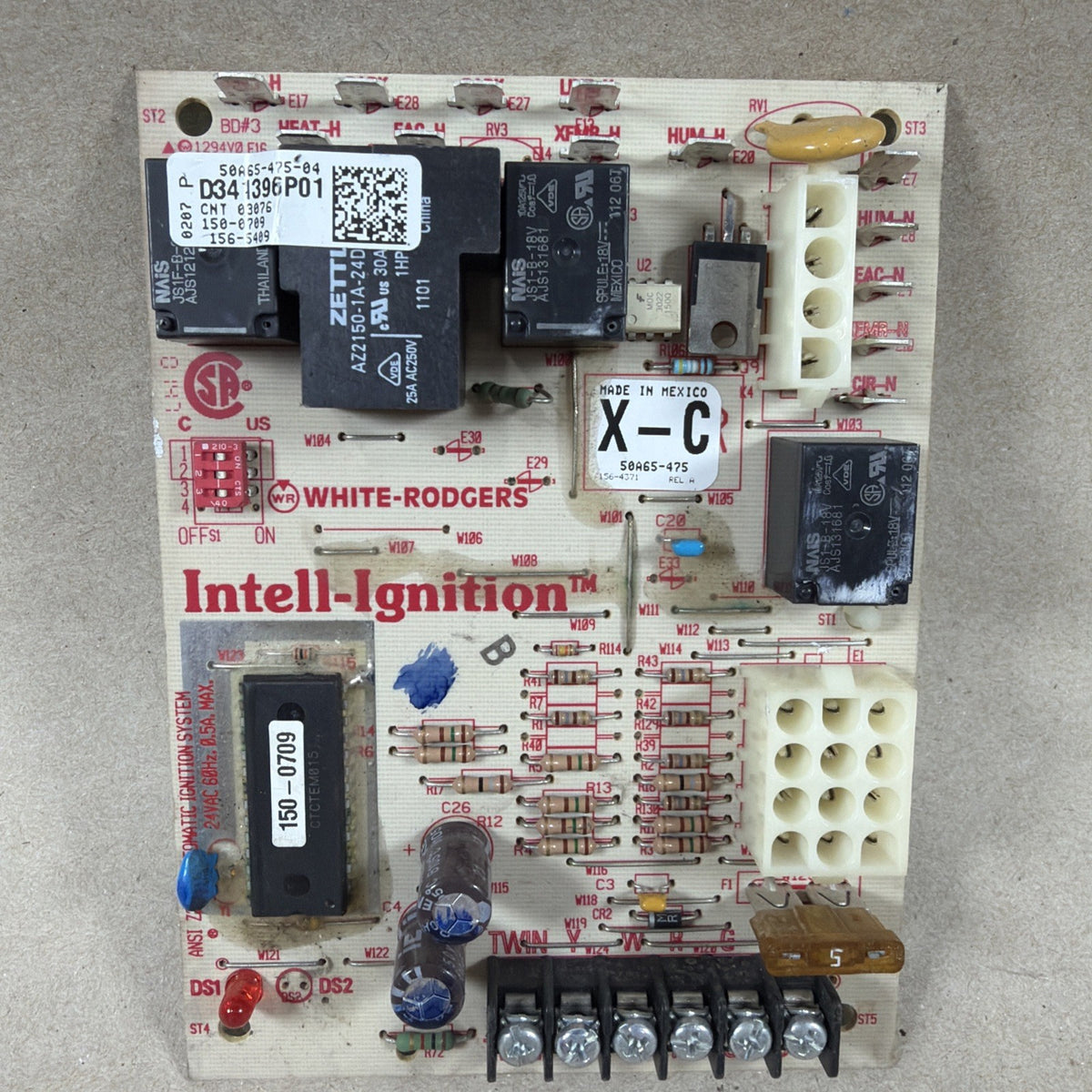 TESTED🔥 White Rodgers D341396P01 Furnace Control Circuit Board 50A65-475-04