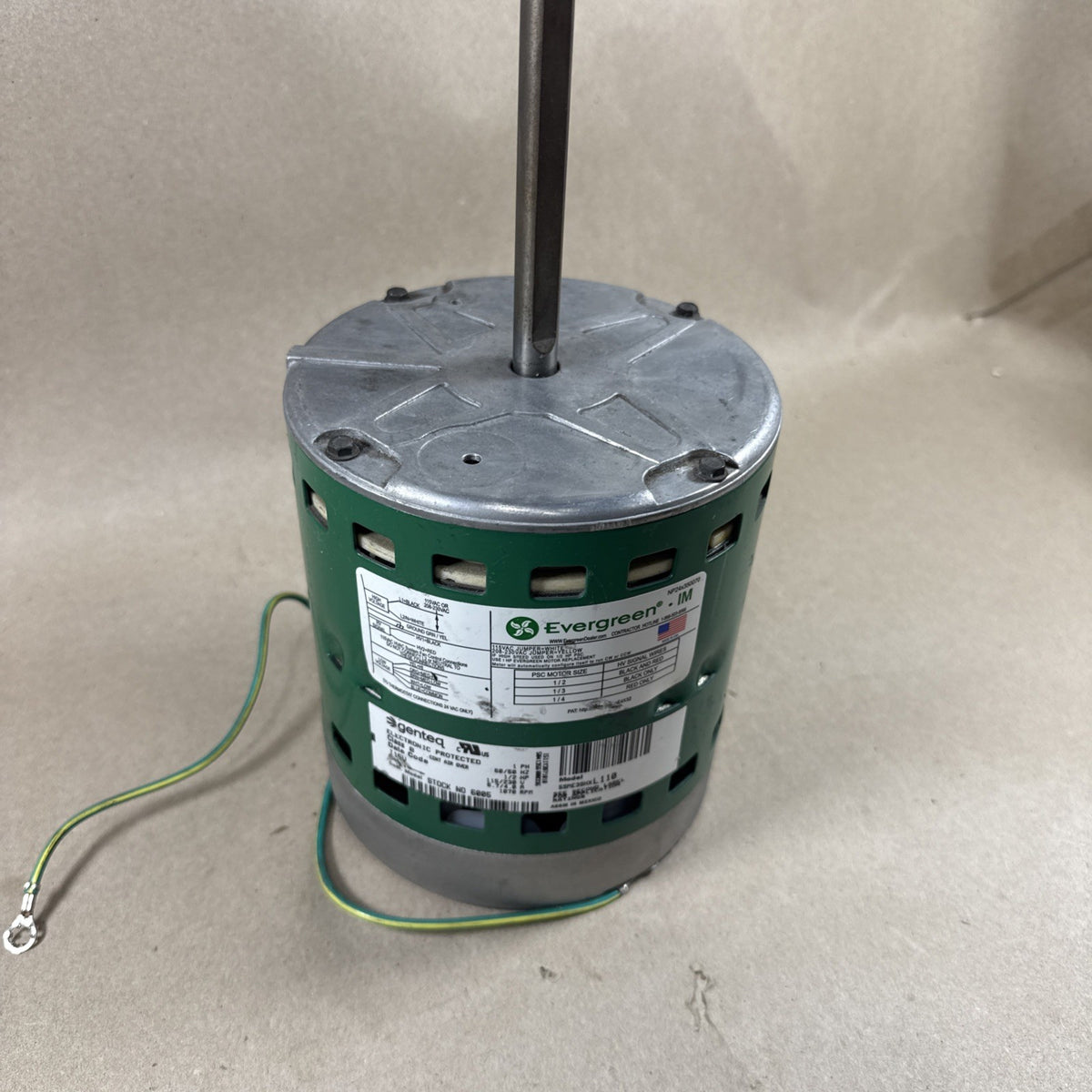 Genteq 5SME39HXL110 Variable Speed Blower Motor 1/2HP 1070RPM 115/230V 5.6" #14