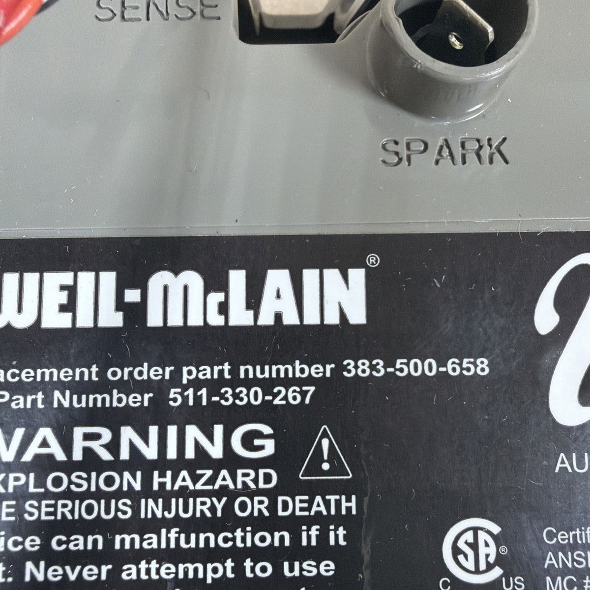 🔥🔥 Weil-McLain 383-500-658 U-Control Module Spark Board 511-330-267  (F20)