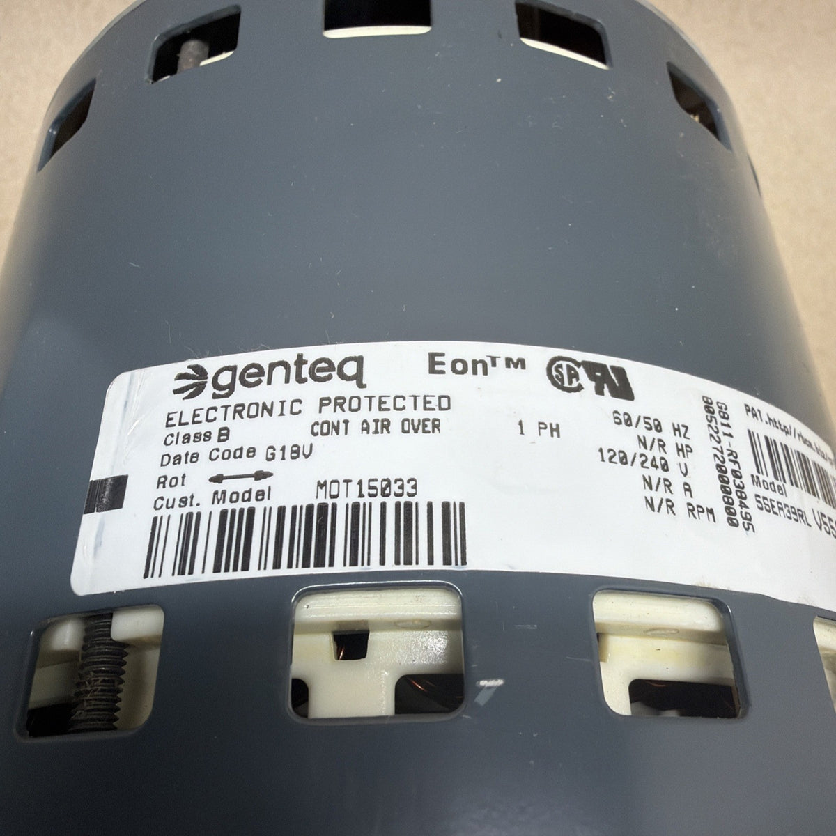 TESTED🔥 Genteq Eon HD02 Module 3/4HP 115V 5SEA39RLV5504 CCW MOT15033