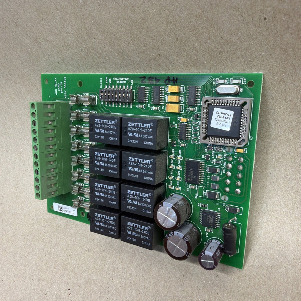 SIMPLEX 4100-3206  566-403 8 RELAYS 3 AMP MODULE FIRE ALARM CIRCUIT BOARD 566403