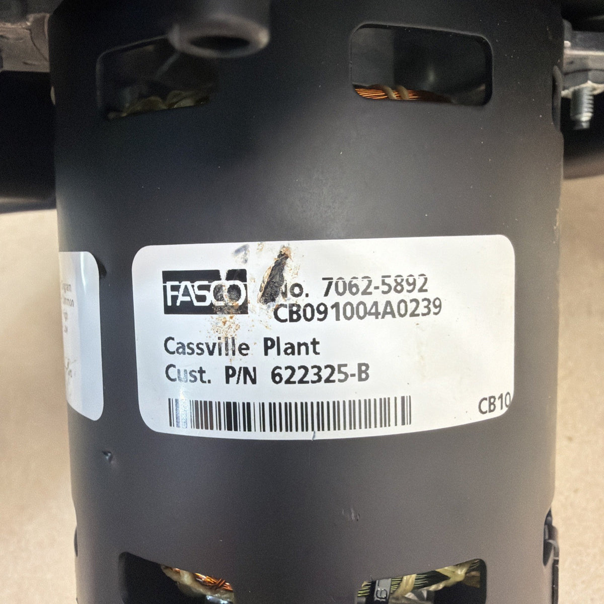 ✅ FASCO 70625892 Draft Inducer Blower Motor Assembly 622325 115V 7062-5892