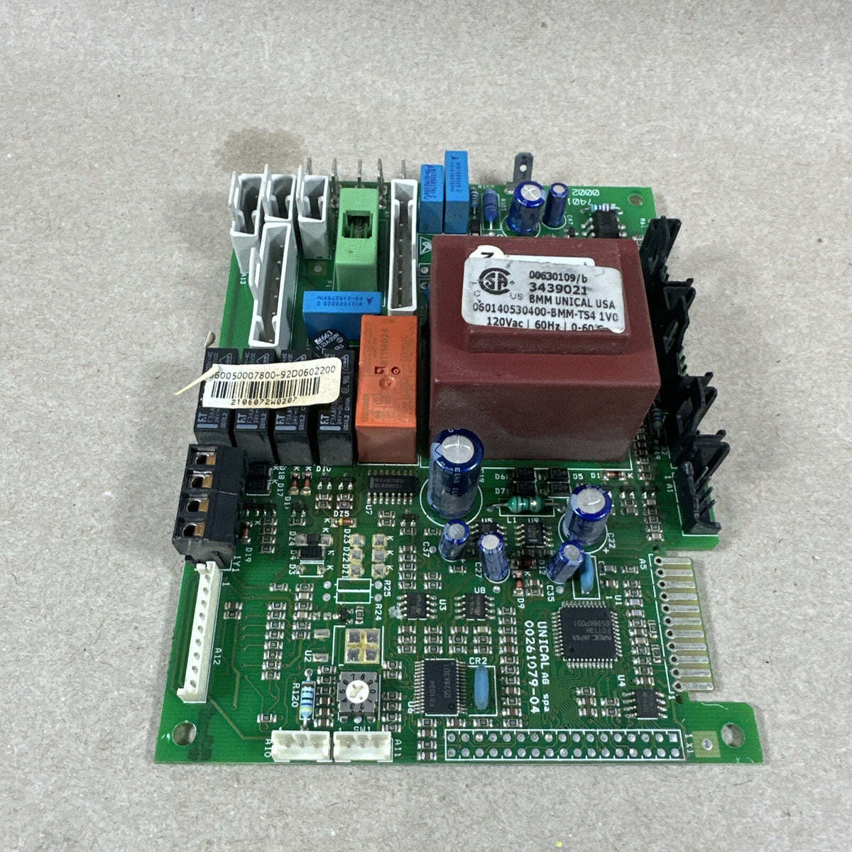 TESTED🔥 Unical AG Spa Control Circuit Board 3439021   00261079-04. 74019. (T70