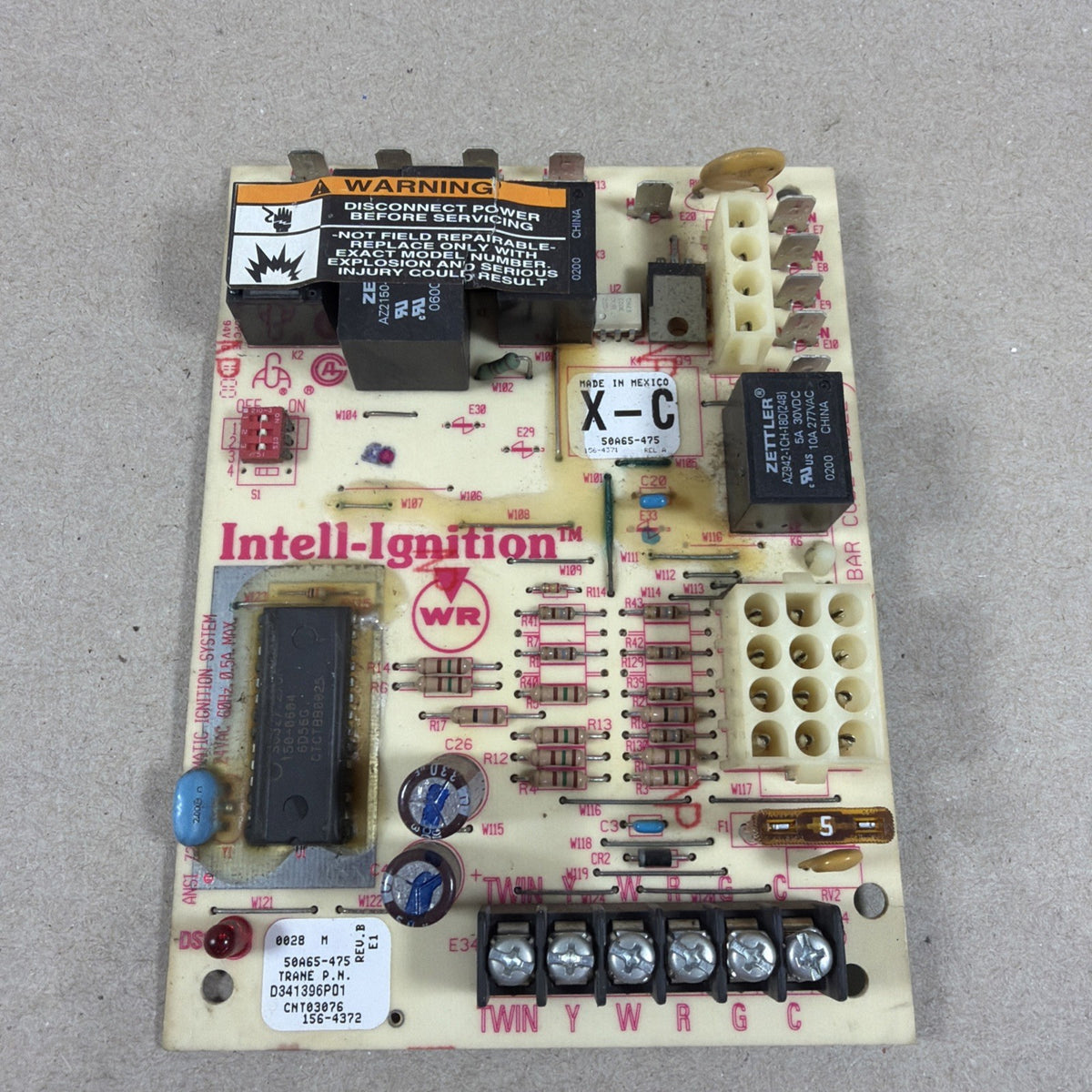 TESTED🔥 White Rodgers D341396P01 Furnace Control Circuit Board 50A65-475-04