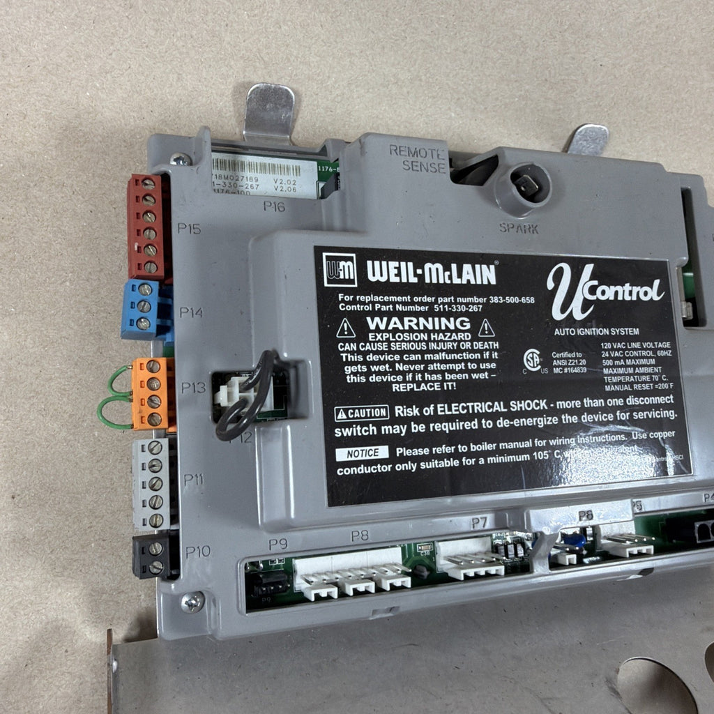 🔥🔥 Weil-McLain 383-500-658 U-Control Module Spark Board 511-330-267 1176-100