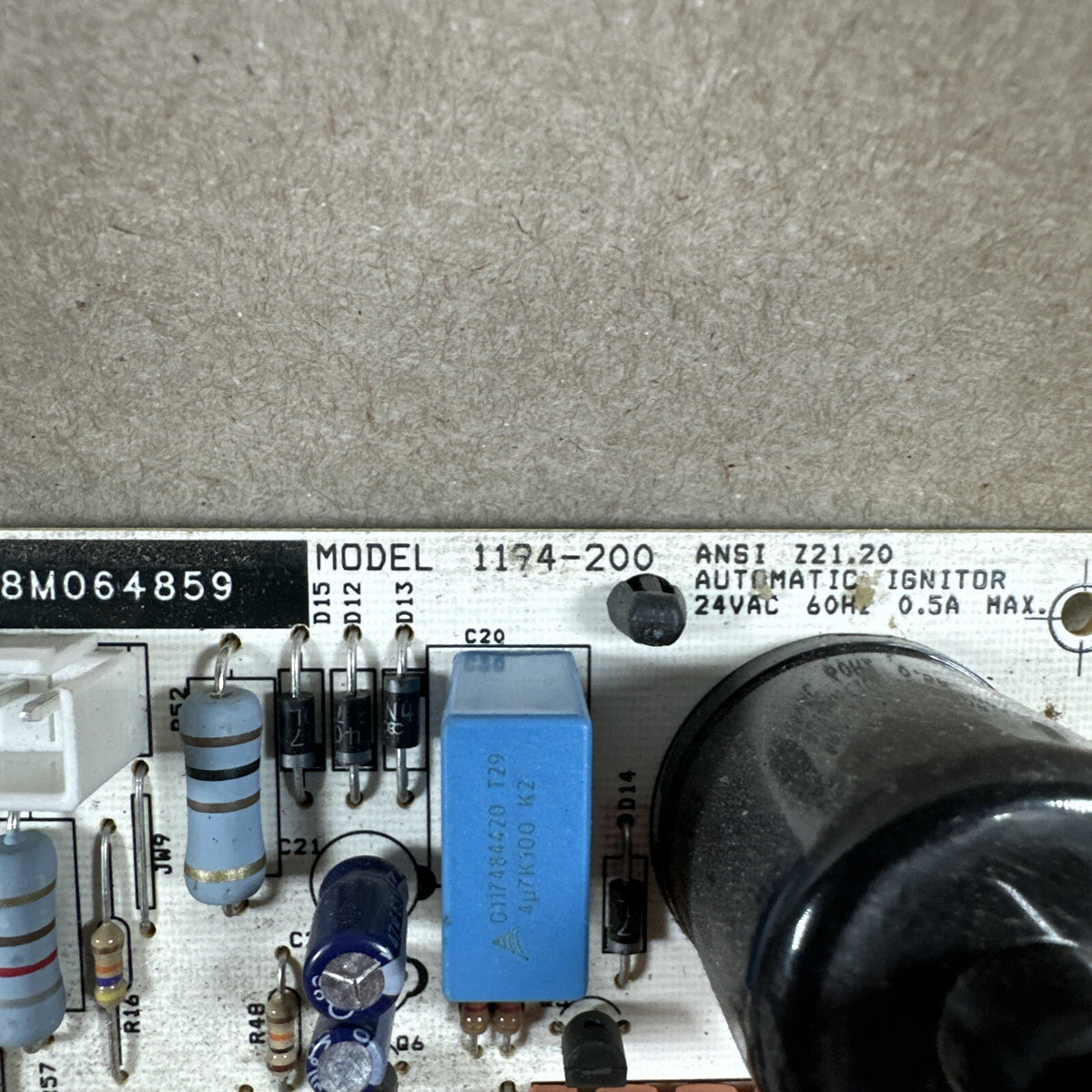 1194-83-2005A 1194-200 62-104058-02 Rheem furnace OEM control Board (N28)