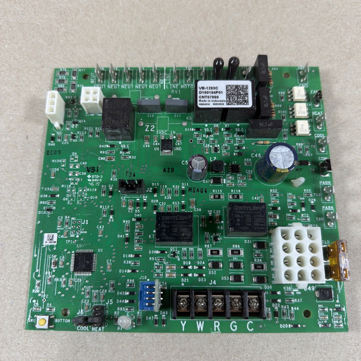 🔥🔥 Source 1 CNT07890 Furnace Control Circuit Board VB-1293C D160194P01.  (T12)