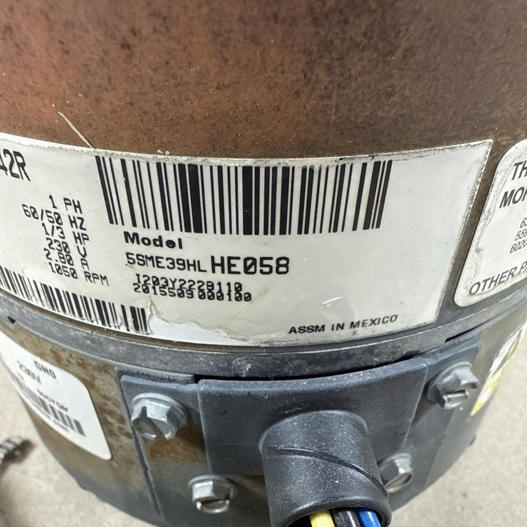 TESTED✅ GENTEQ ECM 142R HC38GR224  GN01 230V Blower Motor  5SME39HLHE058