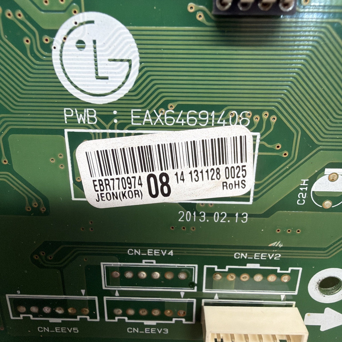 TESTED✅ LG Air Conditioner EBR770974 EAX64691406 Circuit Control Board