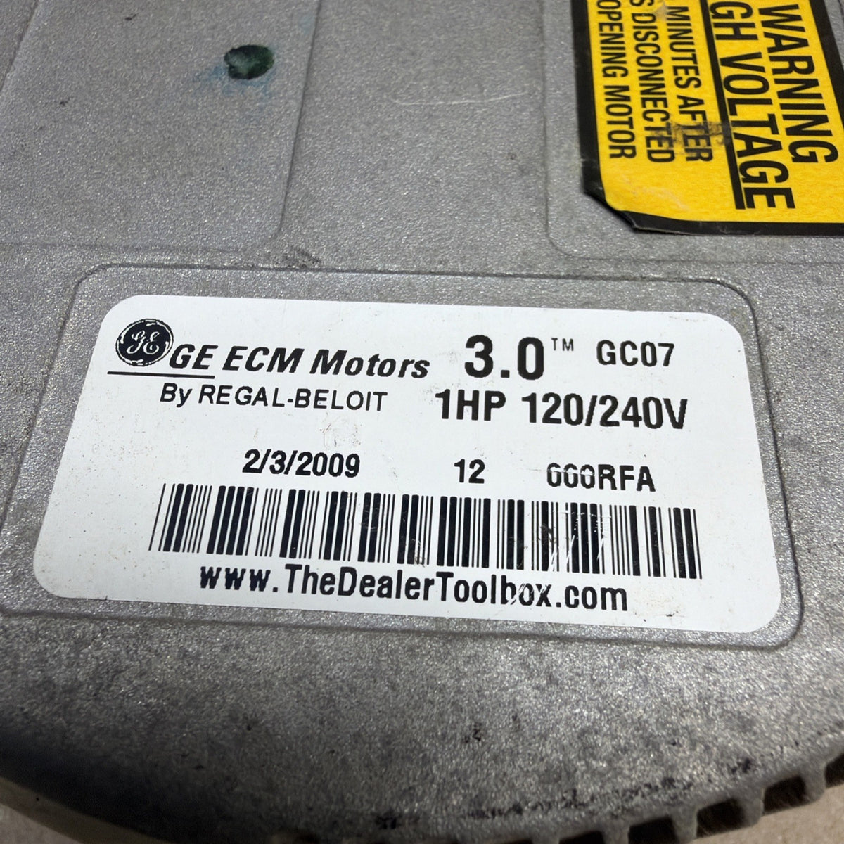 ✅✅ GENTEQ 5SME39SXL3022 ECM 3.0 Blower Motor 1HP 120/240V GC07