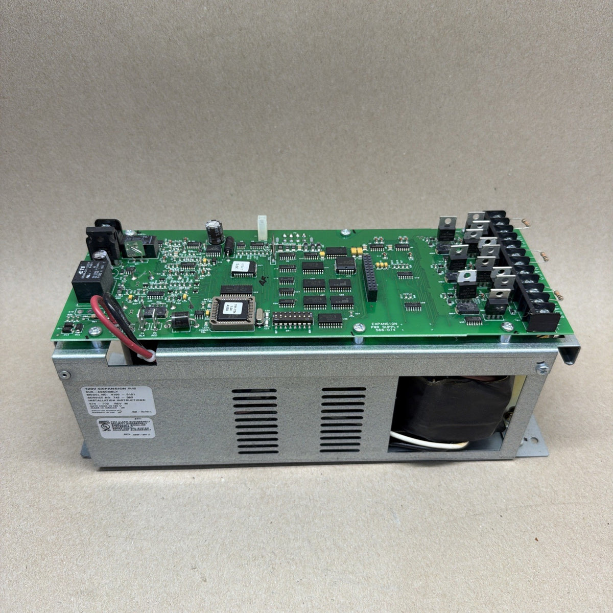 Simplex 4100-5101 Expansion Power Supply 120v-ac Rev D