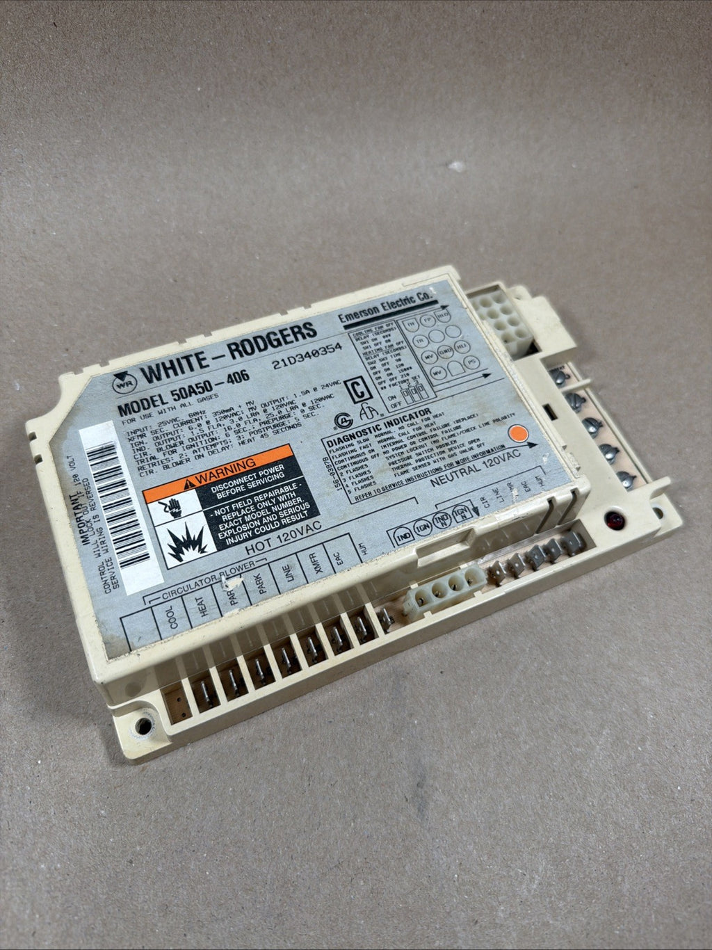 TESTED🔥 50A50-473 D330930P01 Gas Furnace Control Board York CNT2182.