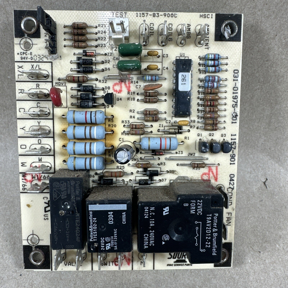 Lennox 031-01975-001  1157-90 1157-83-900C Control Board (H319)