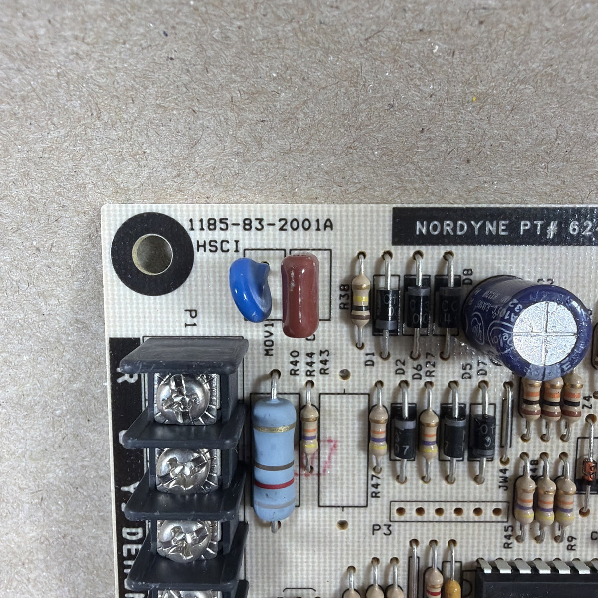 TESTED🔥🔥. Furnace Control Circuit Board 1185-83-2001A Nordyne 624741 (D16)