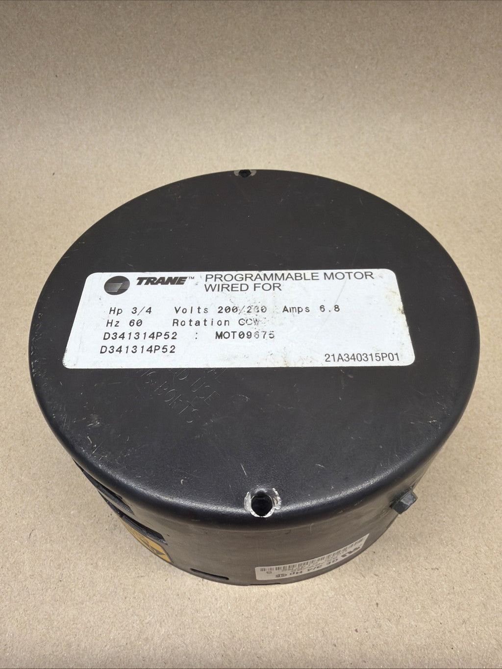 ✅ GE DG02 Module only 3/4 HP TRANE D341313P52 MOD009675 Rot. CW LE 230V