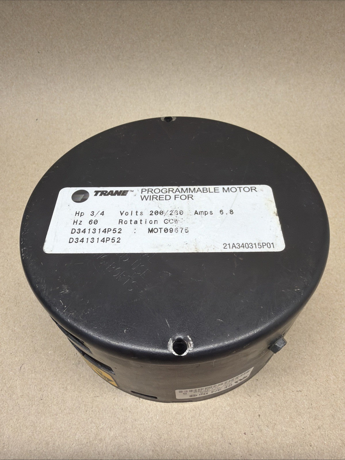 ✅ GE DG02 Module only 3/4 HP TRANE D341313P52 MOD009675 Rot. CW LE 230V