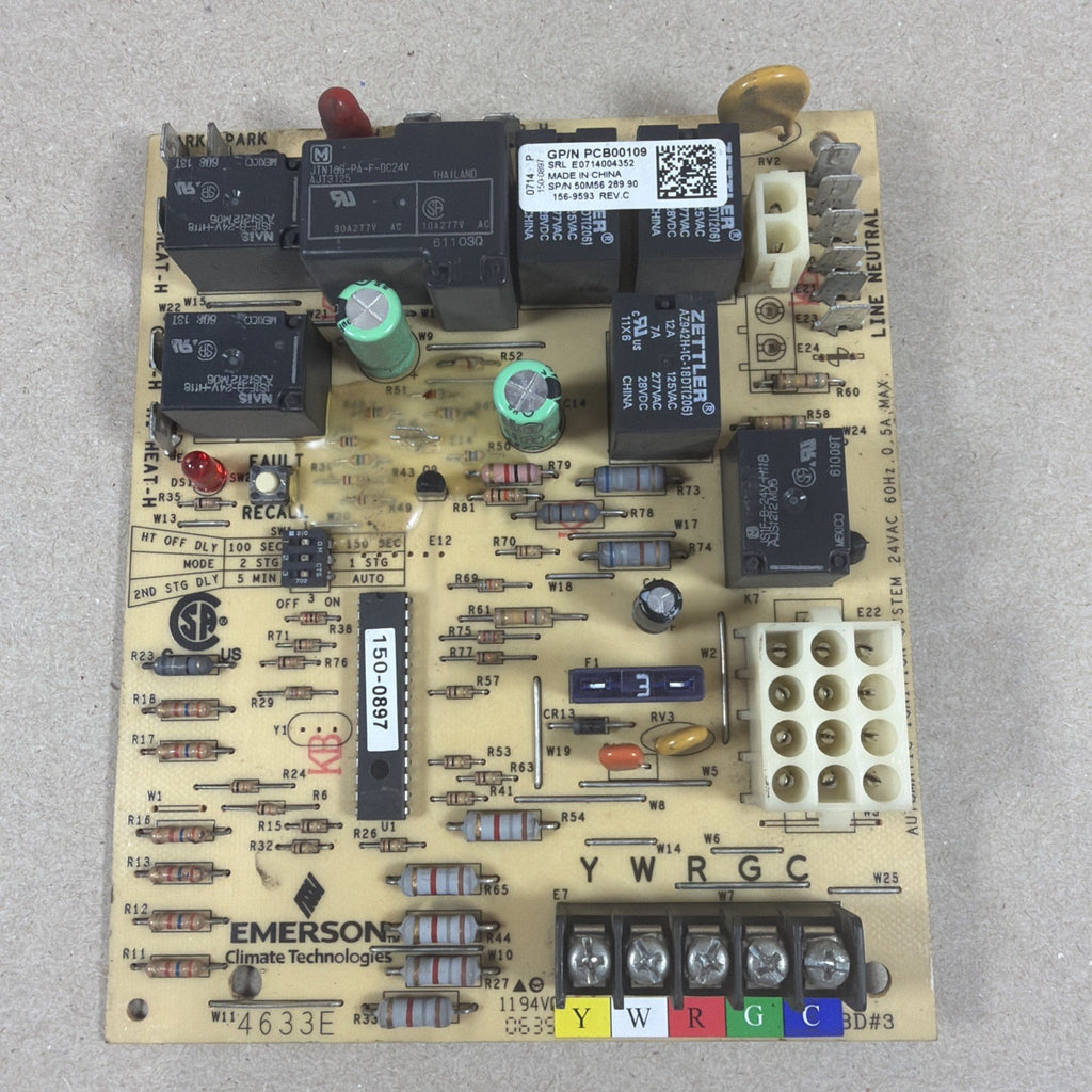 🔥🔥GOODMAN PCB00109 Furnace Control Circuit Board 50M56-289-90 EMERSON