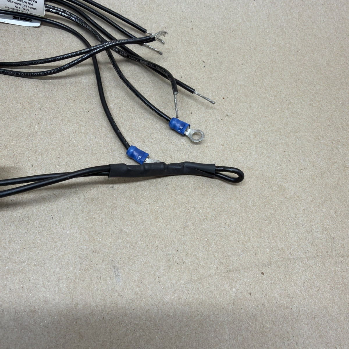 LOT OF 10 SIMPLEX 0733893 END OF LINE RESISTOR HARNESS FIRE ALARM SIGNALING WIRE