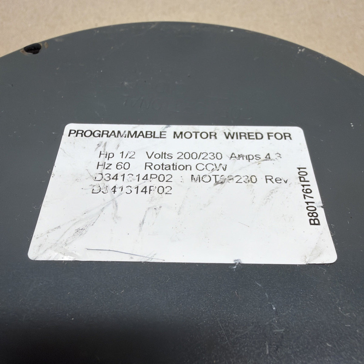 TESTED✅  ECM 1/2HP Blower Motor Controller GE 200/230V CCW CN04 D341314P02